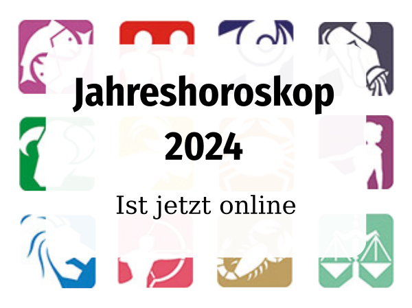 Jahreshoroskop 2024 ist jetzt online popup