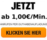 Jetzt ab 1 Euro pro Minute Aufladung